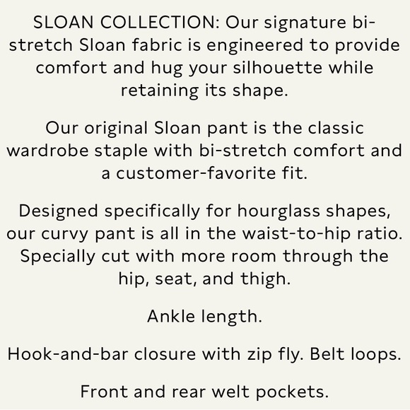 Banana Republic Factory Curvy Sloan Slim Pant - Picture 9 of 9